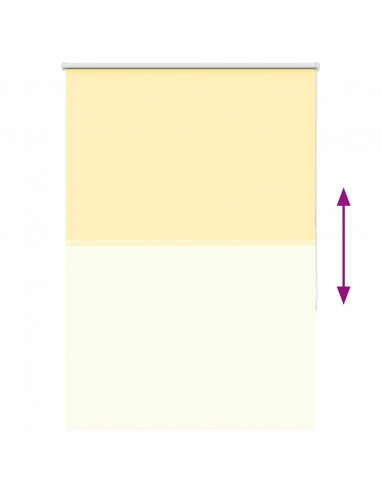 Tenda a Rullo Oscurante 105x130 cm Larghezza Tessuto 100,7 cm