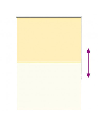 Tenda a Rullo Oscurante 110x130 cm Larghezza Tessuto 105,7 cm