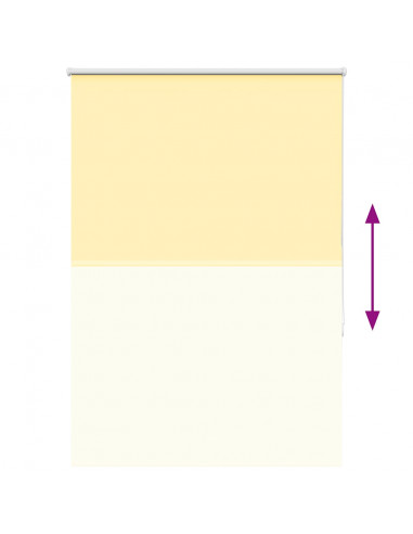 Tenda a Rullo Oscurante 110x150 cm Larghezza Tessuto 105,7 cm