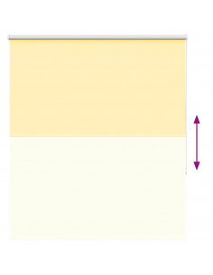 Tenda a Rullo Oscurante 125x130 cm Larghezza Tessuto 121,6 cm