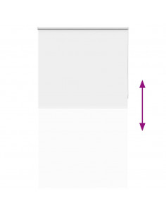 Tenda a Rullo Oscurante 125x210 cm Larghezza Tessuto 121,6 cm