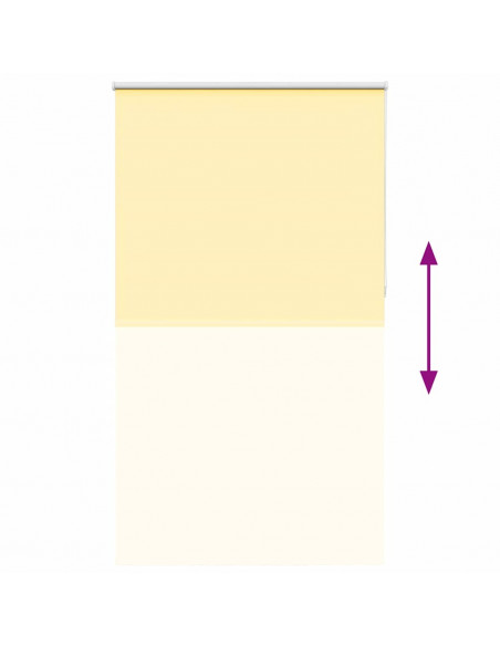 Tenda a Rullo Oscurante 130x230 cm Larghezza Tessuto 126,6 cm