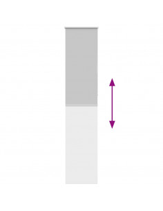 Tenda a Rullo Oscurante 40x210 cm Larghezza Tessuto 35,7 cm