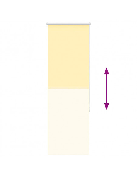 Tenda a Rullo Oscurante 60x130 cm Larghezza Tessuto 55,7 cm