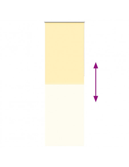 Tenda a Rullo Oscurante 70x230 cm Larghezza Tessuto 65,7 cm