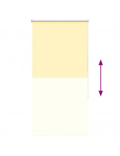 Tenda a Rullo Oscurante 75x130 cm Larghezza Tessuto 70,7 cm