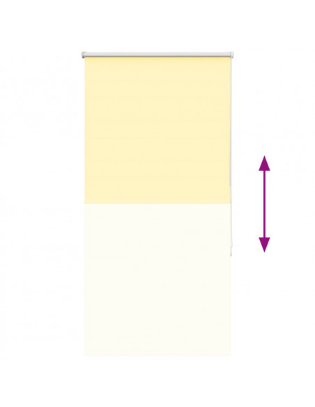 Tenda a Rullo Oscurante 80x175 cm Larghezza Tessuto 75,7 cm