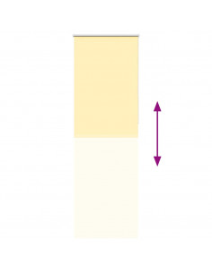 Tenda a Rullo Oscurante 80x230 cm Larghezza Tessuto 75,7 cm