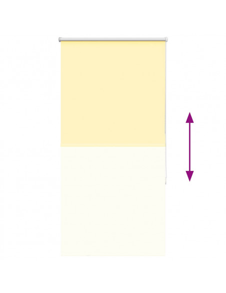 Tenda a Rullo Oscurante 85x130 cm Larghezza Tessuto 80,7 cm