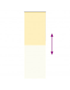 Tenda a Rullo Oscurante 85x230 cm Larghezza Tessuto 80,7 cm