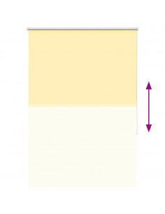 Tenda a Rullo Oscurante 95x130 cm Larghezza Tessuto 90,7 cm