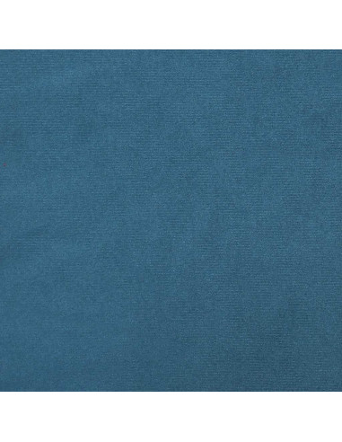 Giroletto a Molle con Materasso Blu Scuro 80x210 cm Velluto