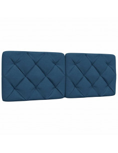 Giroletto senza Materasso Blu 140x200 cm in Tessuto