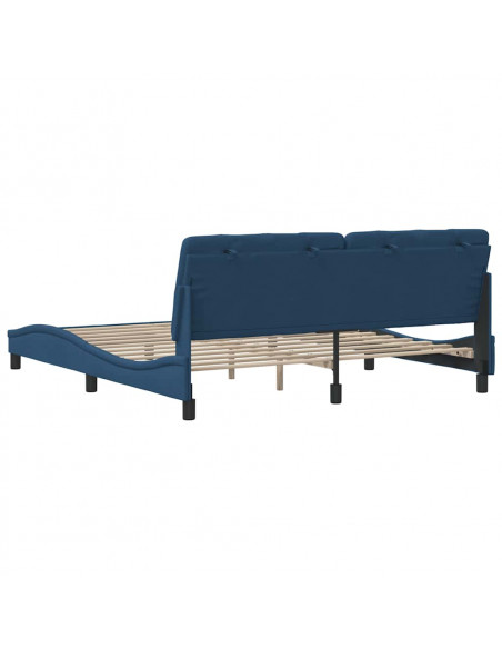 Giroletto senza Materasso Blu 180x200 cm in Tessuto