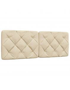 Giroletto senza Materasso Crema 140x200 cm in Tessuto