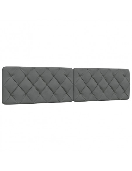 Giroletto senza Materasso Grigio Scuro 200x200 cm Tessuto