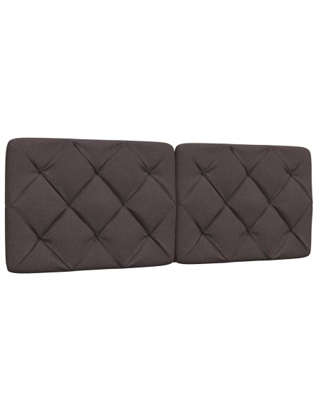 Giroletto senza Materasso Marrone Scuro 120x200 cm Tessuto
