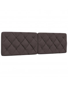 Giroletto senza Materasso Marrone Scuro 160x200 cm Tessuto