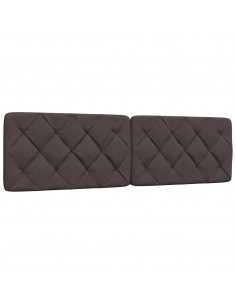 Giroletto senza Materasso Marrone Scuro 180x200 cm Tessuto