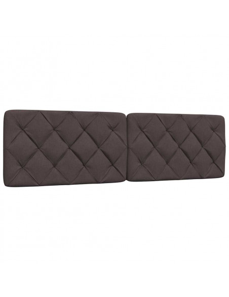Giroletto senza Materasso Marrone Scuro 180x200 cm Tessuto