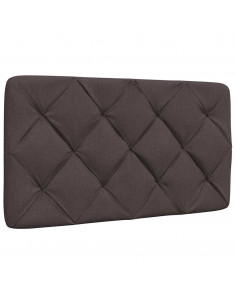 Giroletto senza Materasso Marrone Scuro 90x200 cm Tessuto