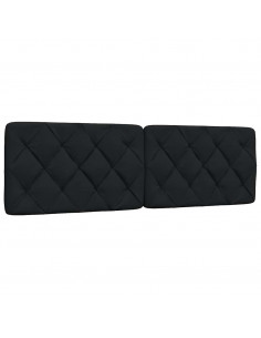 Giroletto senza Materasso Nero 160x200 cm in Tessuto