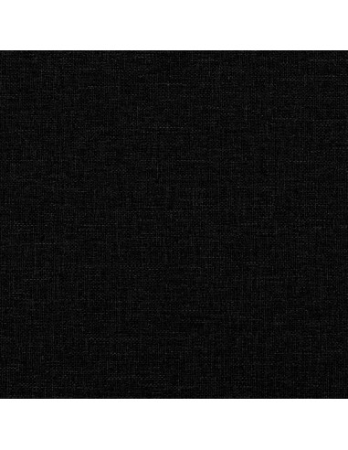 Giroletto senza Materasso Nero 200x200 cm in Tessuto