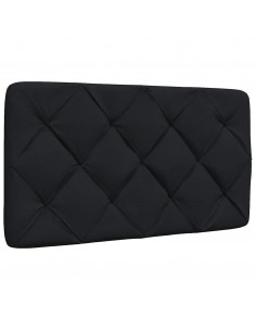 Giroletto senza Materasso Nero 90x200 cm in Tessuto