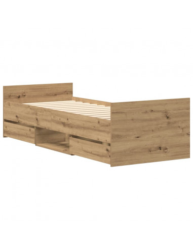 Giroletto senza Materasso Rovere Artigianale 100x200cm