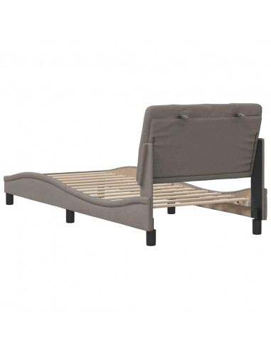 Giroletto senza Materasso Tortora 90x200 cm Tessuto