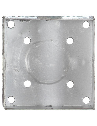 Picchetti di Terra 2 pz Argento 14x14x58 cm in Acciaio Zincato