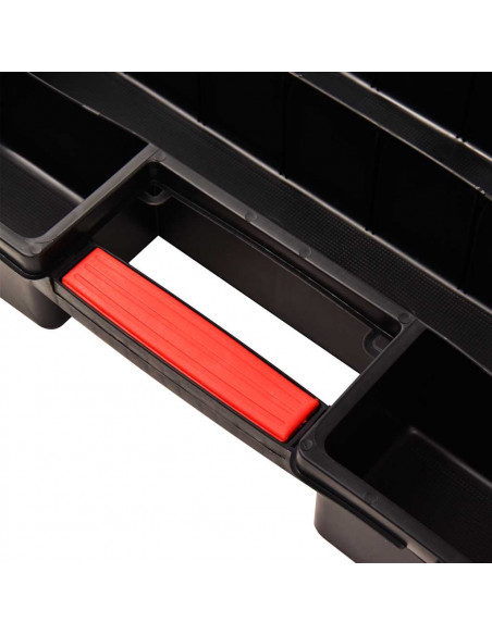 Scatole Assortimento 2 pz con Divisori 460x325x80mm in Plastica