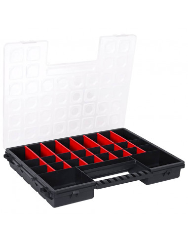 Scatole Assortimento 5 pz con Divisori 385x283x50mm in Plastica