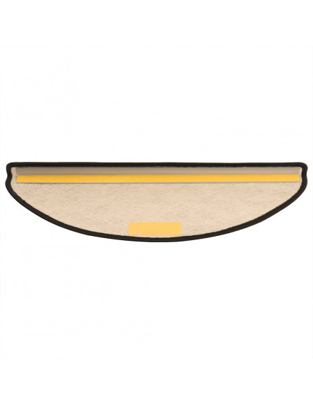 Tappeti Adesivi Scale Aspetto Sisal 30 pz 65x21x4 cm Antracite