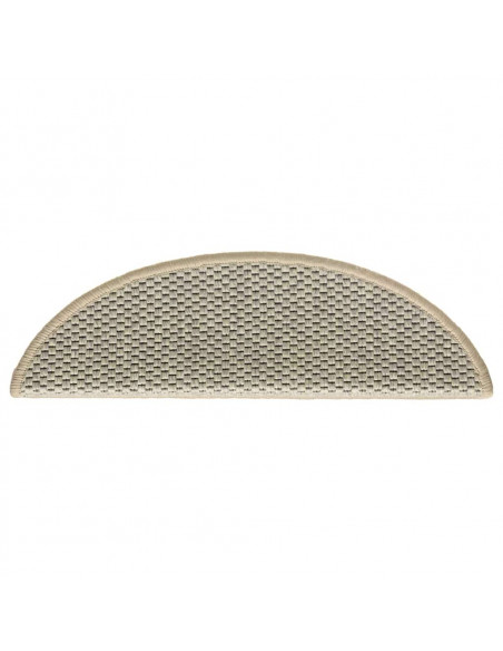 Tappeti Adesivi Scale Aspetto Sisal 30pz 56x17x3cm Verde Chiaro