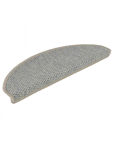 Tappeti Adesivi Scale Aspetto Sisal 30pz 65x21x4cm Verde Chiaro