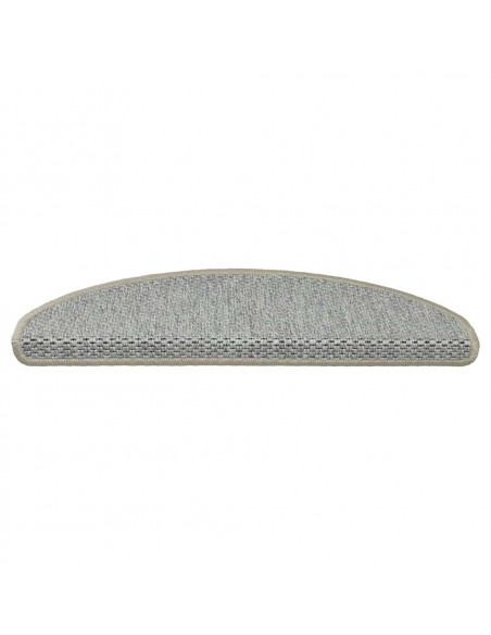 Tappeti Adesivi Scale Aspetto Sisal 30pz 65x21x4cm Verde Chiaro