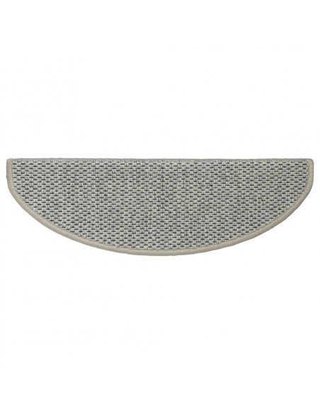 Tappeti Adesivi Scale Aspetto Sisal 30pz 65x21x4cm Verde Chiaro