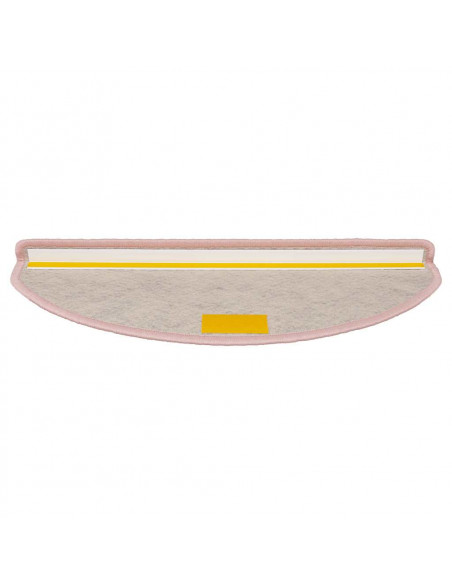 Tappeti Autoadesivi Scale Aspetto Sisal 30 pz 65x21x4 cm Rossi