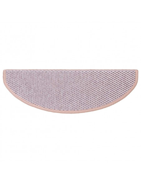 Tappeti Autoadesivi Scale Aspetto Sisal 30 pz 65x21x4 cm Rossi