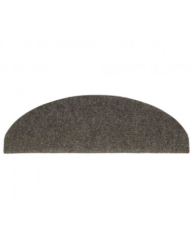 Tappetini Autoadesivi per Scale 20 pz Antracite 65x21x4 cm