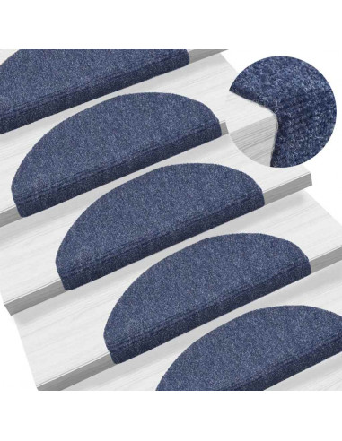 Tappetini Autoadesivi per Scale 20 pz Blu 65x21x4 cm