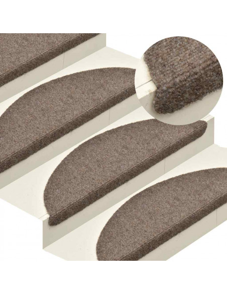 Tappetini Autoadesivi per Scale 20 pz Crema 65x21x4 cm
