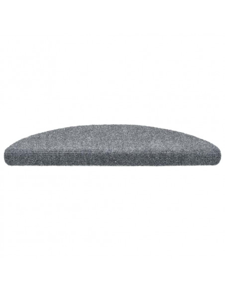 Tappetini Autoadesivi per Scale 20 pz Grigio Chiaro 56x17x3 cm