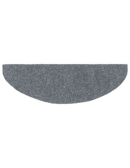Tappetini Autoadesivi per Scale 20 pz Grigio Chiaro 65x21x4 cm