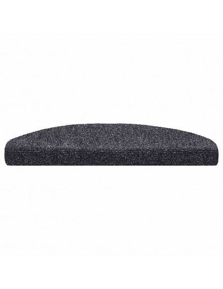 Tappetini Autoadesivi per Scale 20 pz Grigio Scuro 65x21x4 cm