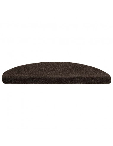 Tappetini Autoadesivi per Scale 20 pz Marrone Scuro 65x21x4 cm