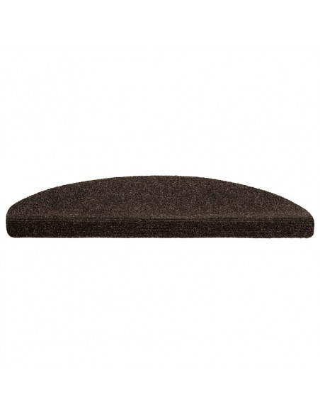 Tappetini Autoadesivi per Scale 20 pz Marrone Scuro 65x21x4 cm