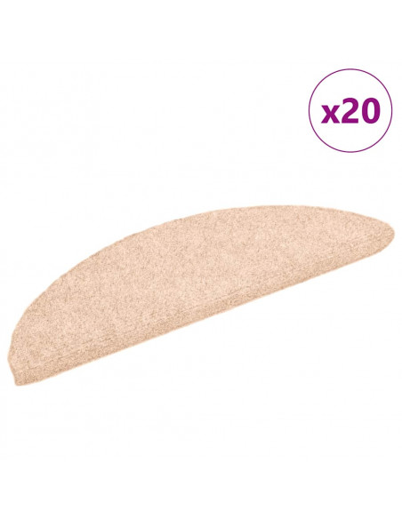 Tappetini Autoadesivi per Scale 20 pz Marroni 56x17x3 cm