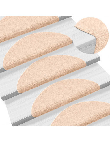 Tappetini Autoadesivi per Scale 20 pz Marroni 56x17x3 cm